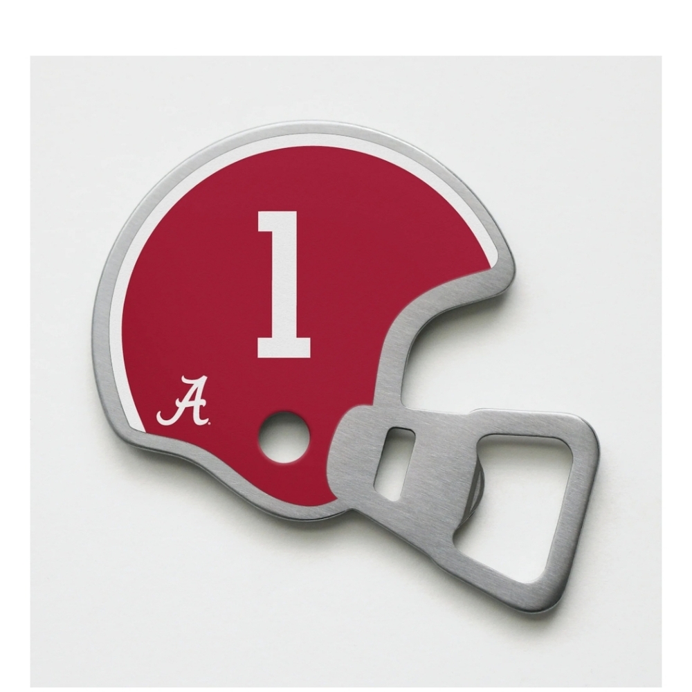 🆕️ Alabama Football Helmet Bottle Opener